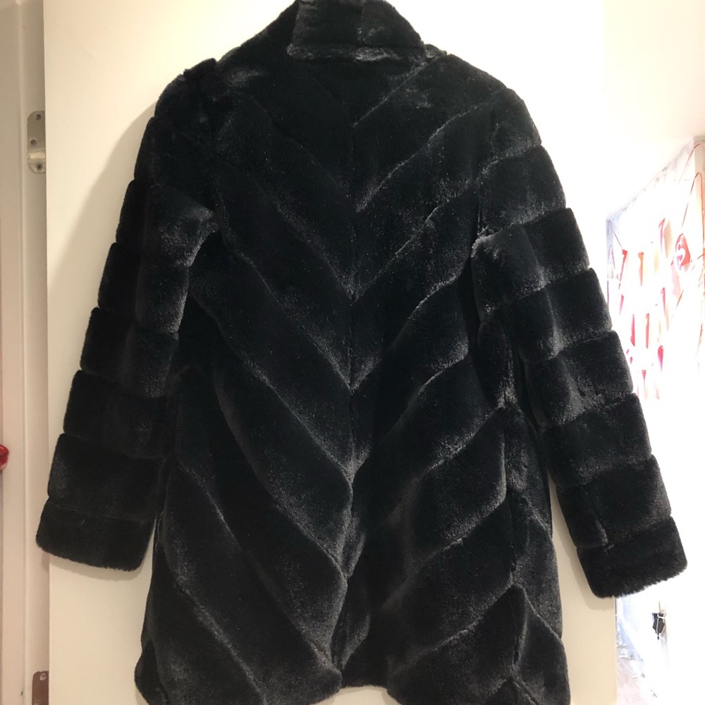 Calvin Klein Faux Fur Coat - Size Small